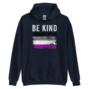 Be Kind Asexual Flag - LGBT+ Hoodie