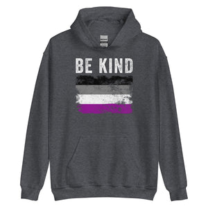 Be Kind Asexual Flag - LGBT+ Hoodie