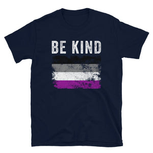 Be Kind Asexual Flag - LGBT+ T-Shirt