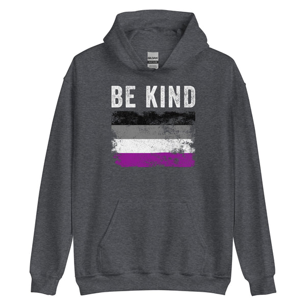 Be Kind Asexual Flag - LGBTQIA2S+ Hoodie
