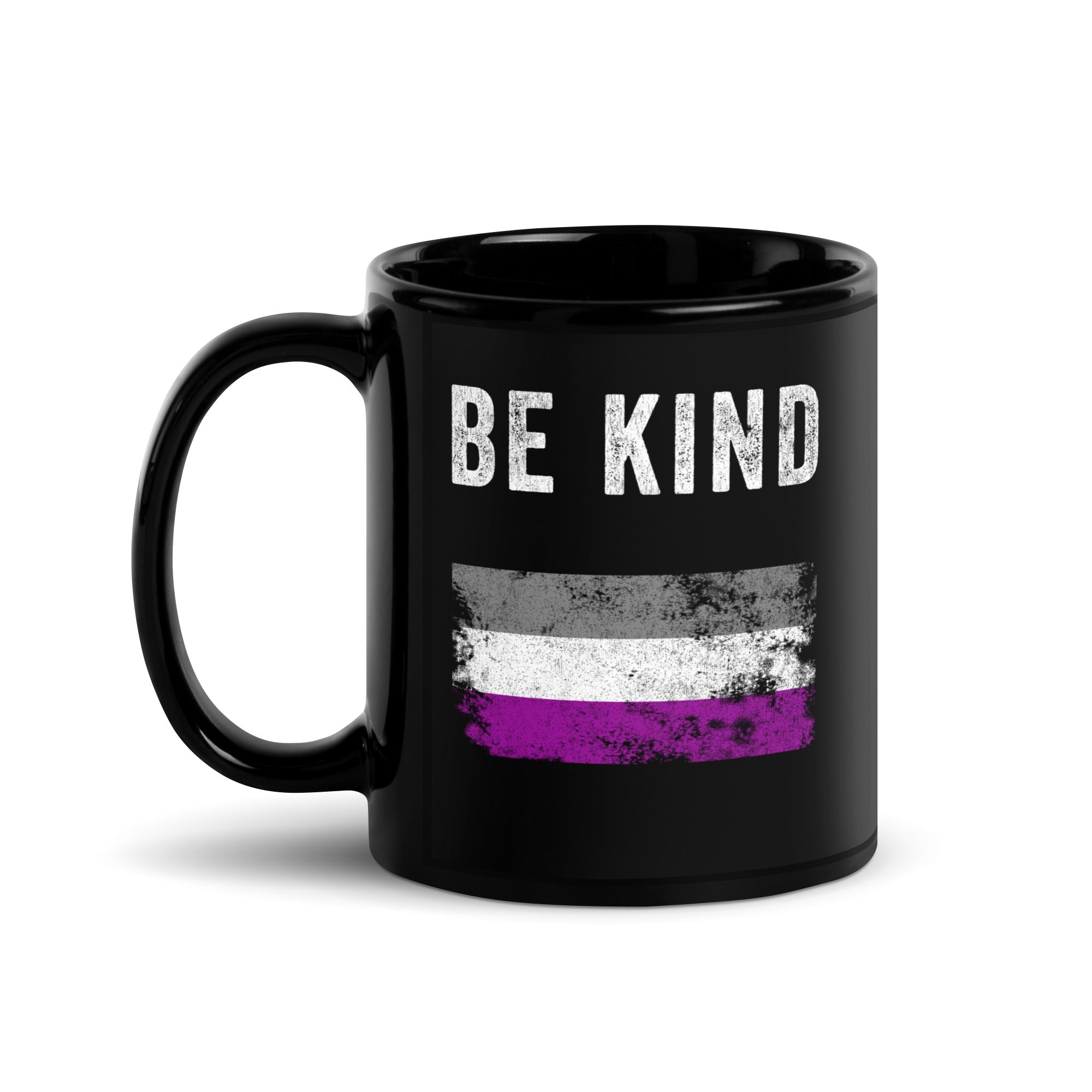 Be Kind Asexual Flag - LGBTQIA2S+ Mug