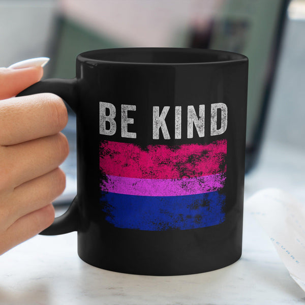 Be Kind Bisexual Flag - LGBT+ Mug
