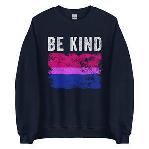 Be Kind Bisexual Flag - LGBT+ Sweatshirt