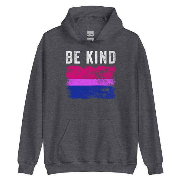 Be Kind Bisexual Flag - LGBTQIA2S+ Hoodie