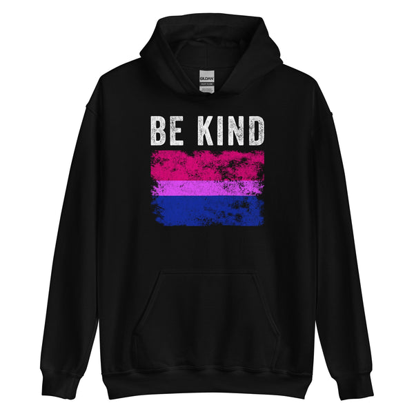 Be Kind Bisexual Flag - LGBTQIA2S+ Hoodie
