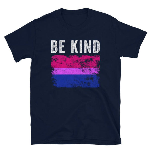 Be Kind Bisexual Flag - LGBTQIA2S+ T-Shirt