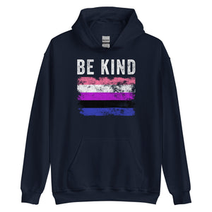 Be Kind Genderfluid Flag - LGBT+ Hoodie