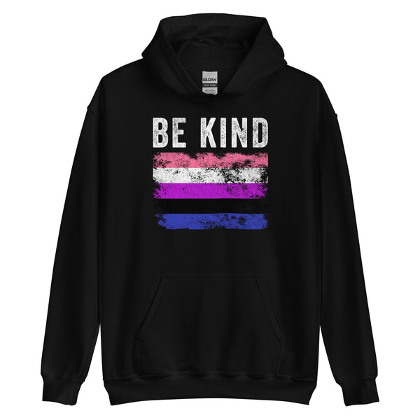Be Kind Genderfluid Flag - LGBT+ Hoodie