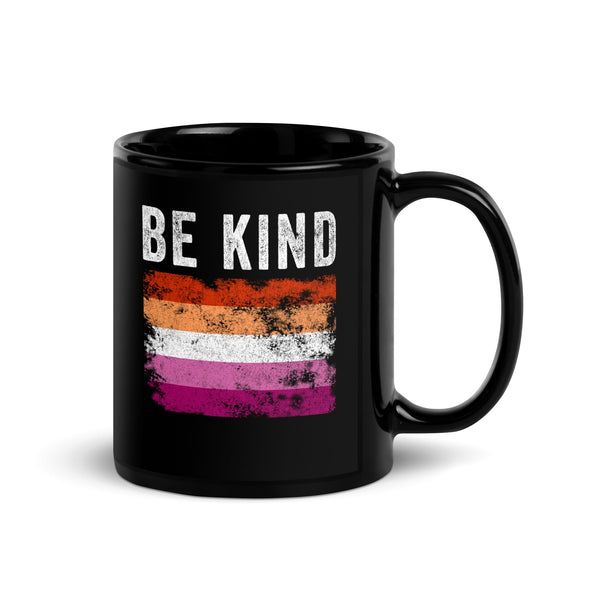Be Kind Lesbian Flag - LGBT+ Mug