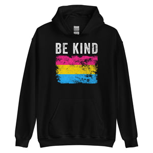 Be Kind Pansexual Flag - LGBTQIA2S+ Hoodie