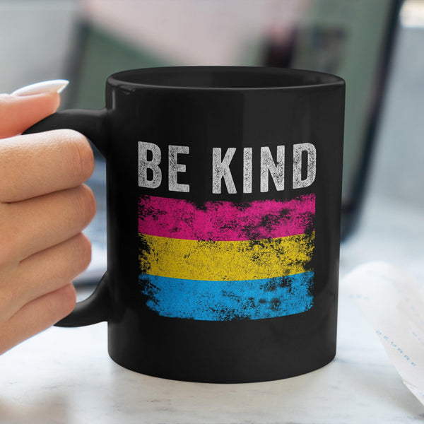 Be Kind Pansexual Flag - LGBT+ Mug