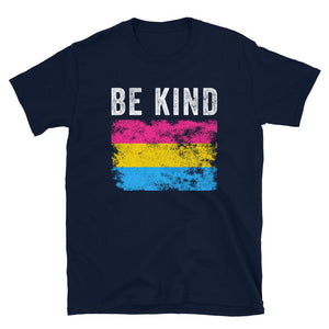 Be Kind Pansexual Flag - LGBT+ T-Shirt