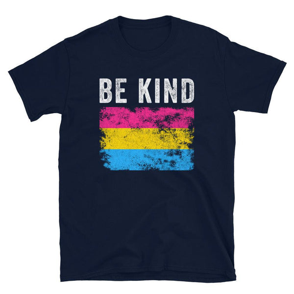 Be Kind Pansexual Flag - LGBT+ T-Shirt