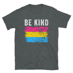 Be Kind Pansexual Flag - LGBT+ T-Shirt