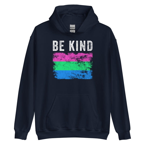 Be Kind Polysexual Flag - LGBTQIA2S+ Hoodie