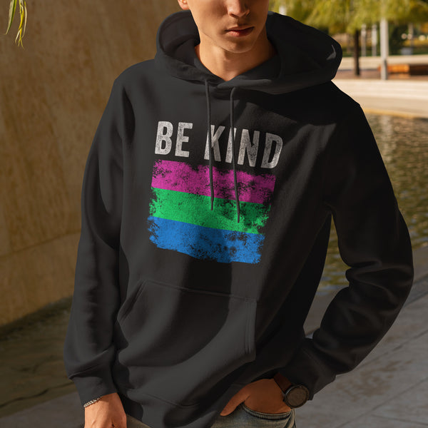 Be Kind Polysexual Flag - LGBT+ Hoodie