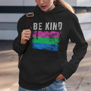 Be Kind Polysexual Flag - LGBT+ Hoodie