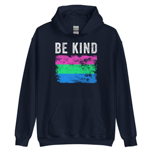 Be Kind Polysexual Flag - LGBT+ Hoodie
