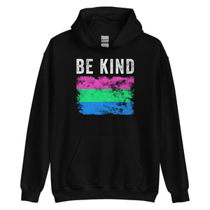 Be Kind Polysexual Flag - LGBT+ Hoodie