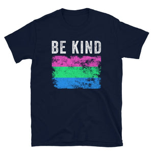 Be Kind Polysexual Flag - LGBT+ T-Shirt
