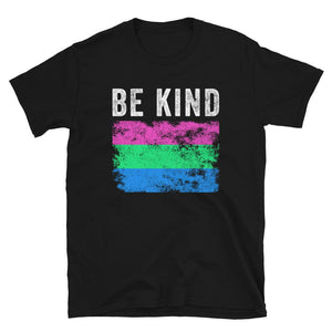 Be Kind Polysexual Flag - LGBT+ T-Shirt