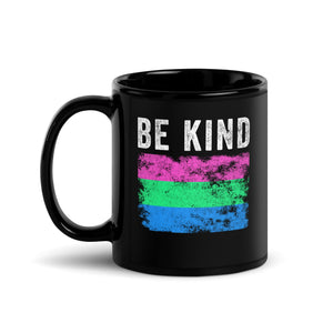 Be Kind Polysexual Flag - LGBTQIA2S+ Mug