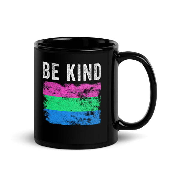 Be Kind Polysexual Flag - LGBTQIA2S+ Mug