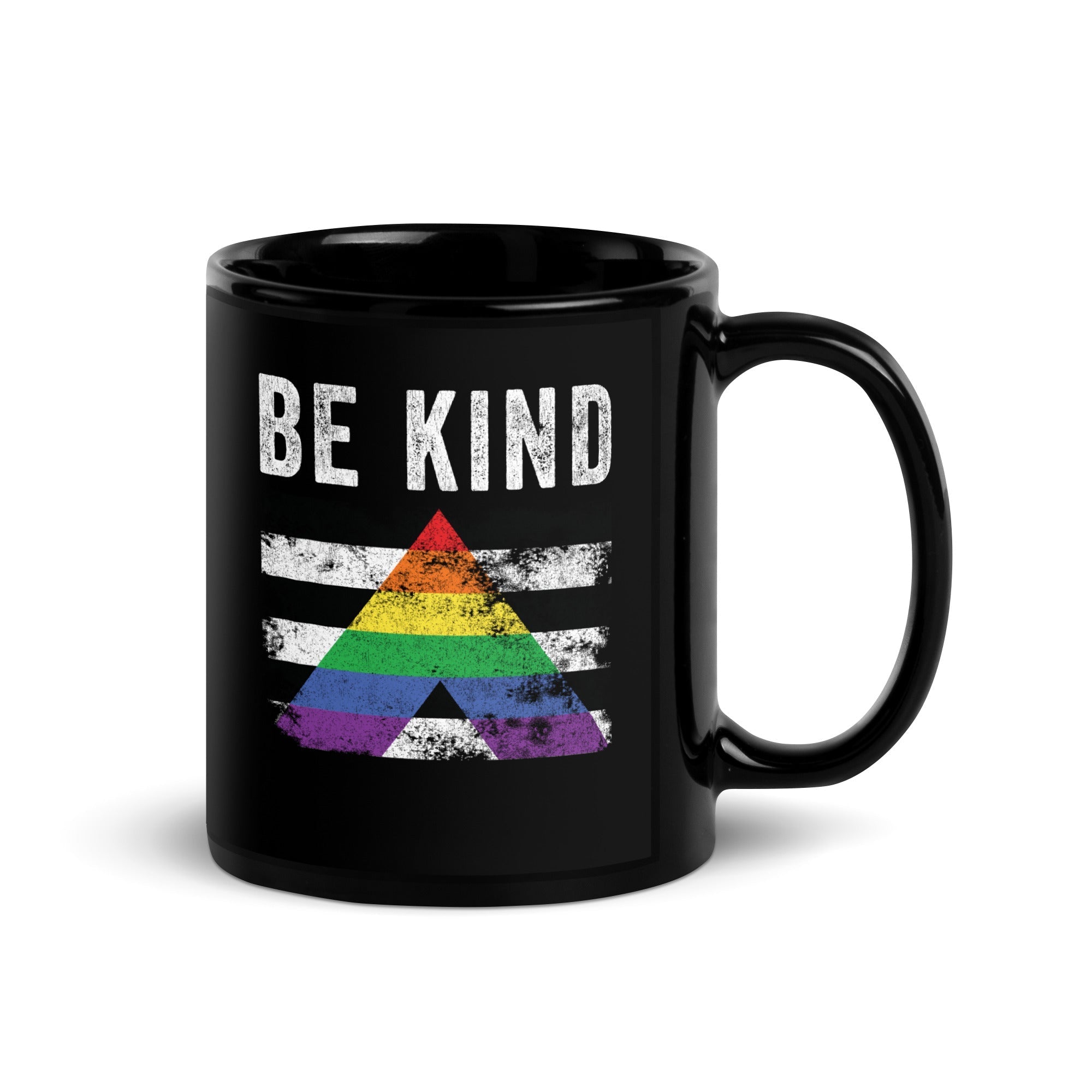 Be Kind Straight Ally - Distressed LGBTQIA2S+ Mug