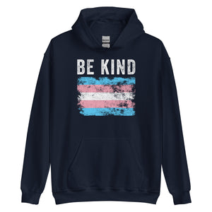 Be Kind Transgender Flag - LGBTQIA2S+ Hoodie