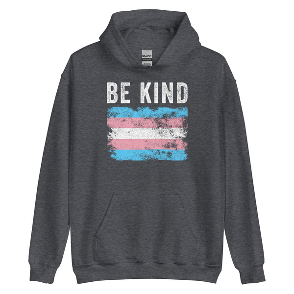 Be Kind Transgender Flag - LGBT+ Hoodie