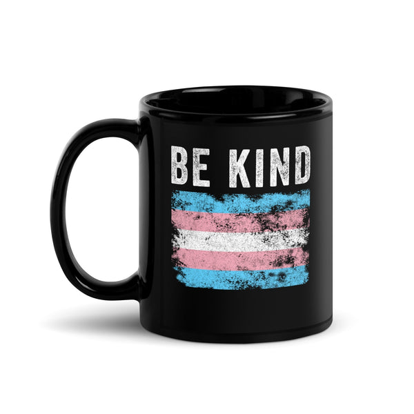 Be Kind Transgender Flag - LGBT+ Mug