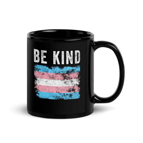Be Kind Transgender Flag - LGBT+ Mug