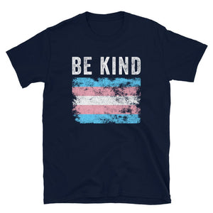 Be Kind Transgender Flag - LGBT+ T-Shirt