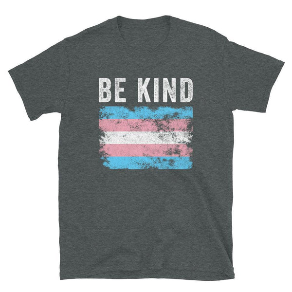 Be Kind Transgender Flag - LGBT+ T-Shirt