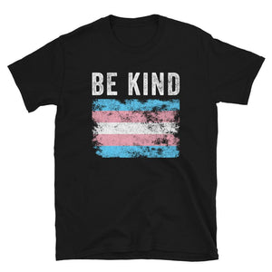 Be Kind Transgender Flag - LGBT+ T-Shirt