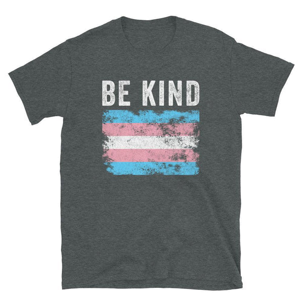 Be Kind Transgender Flag - LGBTQIA2S+ T-Shirt