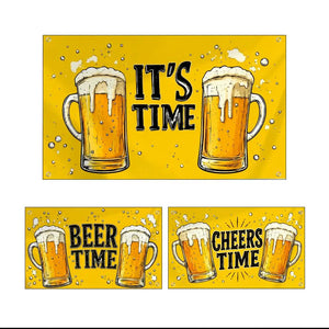 Beer Flags - 90x150cm(3x5ft) - 60x90cm(2x3ft)