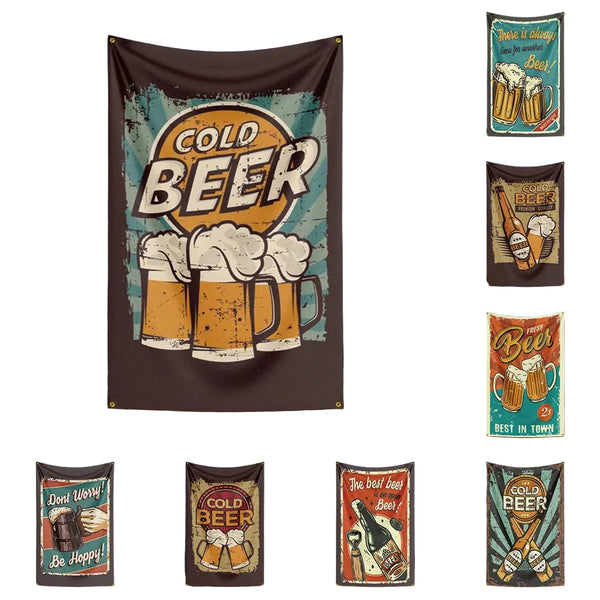 Beer Flags - 90x150cm(3x5ft) - 60x90cm(2x3ft)