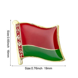 Belarus Flag Lapel Pin - Enamel Pin Flag