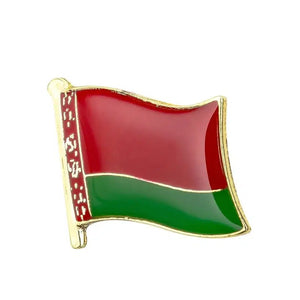 Belarus Flag Lapel Pin - Enamel Pin Flag