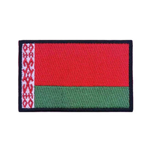 Belarus Flag Patch - Iron On/Hook & Loop Patch