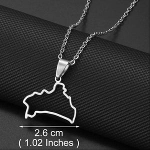 Belarus Map Necklace