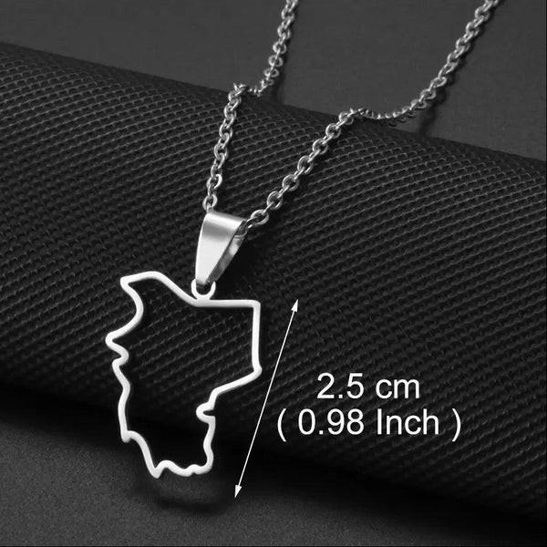 Belarus Map Necklace