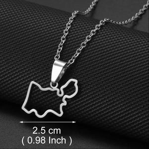 Belarus Map Necklace