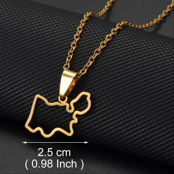 Belarus Map Necklace
