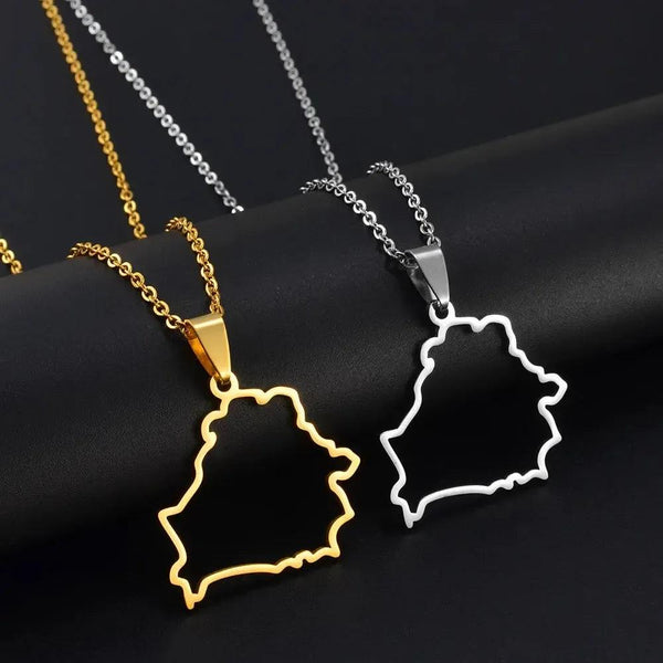 Belarus Map Necklace