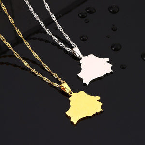 Belarus Map Necklace