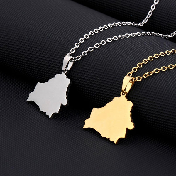 Belarus Map Necklace