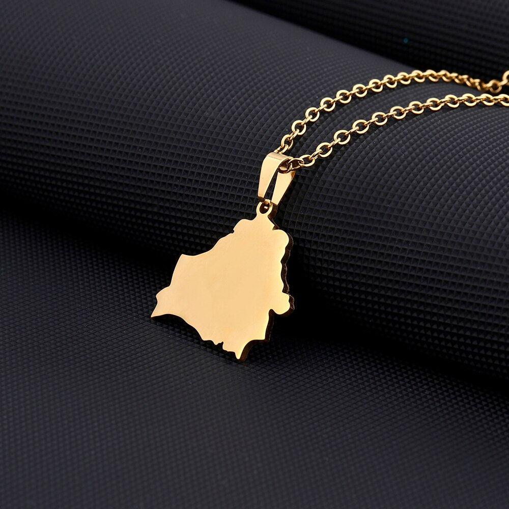 Belarus Map Necklace