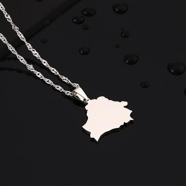 Belarus Map Necklace